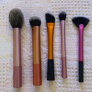 Five Makeup Brushes